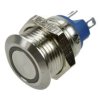 Przełącznik; przyciskowy; GQ12AF-10J/E/B/5V/S; OFF-(ON); 1 tor; podświetlenie LED 5V; niebieski; ring; monostabilny; na panel; 2