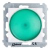 Simon 54 Sygnalizator świetlny LED zielone światło biały DSS3.01/11