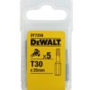 Bity Torx T30 Dewalt 5szt DT7258-QZ CB-76079