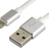 Kabel USB-A do Lightning 1m silikonowy biały 2.4A