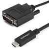 StarTech.com CDP2DVIMM2MB 6.6 ft. (2m) USB-C to DVI Cable - 1920 x 1200 - Black