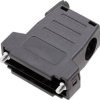 encitech DSSK-P-25-L+G-K 6260-0107-43 Obudowa złącza D-SUB Ilość styków: 25 tworzywo sztuczne 180 °, 45 ° czarny 1 szt.