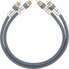 Oehlbach 2100 NF 14 Master RCA Audio Cable 4.5m Anthracite Gold-Plated Connector