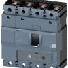 Wyłącznik obwodu, 4-biegunowy-biegunowy, 160A, Montaż na szynie DIN, Siemens, 3VA1