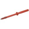 Stäubli 240239-22 SPP2-S safety test probe CAT III, red, with protective cap