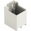 Pin header, 8 pole, pitch 5 mm, straight, light gray, 2092-1408
