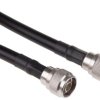 Kabel koncentryczny złącze A N Type złacze B N Type długość 1m typ kabla RG214 Z zakończeniem