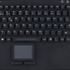 28037 Keyboard, USB, silicone, IP68, touchpad, black