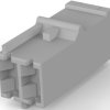 Socket housing, 2 pole, pitch 5 mm, straight, gray, 964768-2