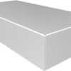 Aluminum enclosure, (L x W x H) 406 x 203 x 76 mm, natural, 1444-28