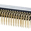 Złącze D-Sub 50-pinowe Żeński Kąt Proste Przewlekany raster 2.77mm Złoto na niklu