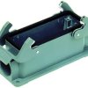 Surface mount housing, size 24B, die-cast aluminum, PG21, angled, cross bow locking, IP65, 09300241230