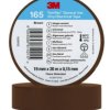 Taśma izolacyjna 19mm x 20m PVC Temflex 165 brązowa 7100184802