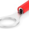 Insulated ring cable lug, 0.26-1.65 mm², AWG 22 to 16, 9.91 mm, red, 2-34152-2