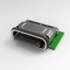 TE Connectivity Złącze USB Kąt prosty USB typu C Powierzchnia Żeńskie 1-portowe USB 3.1 IP68