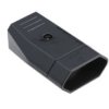 Gniazdo płaskie b/u Euro 10A/250V czarne D.3109C