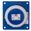 Gniazdo tablicowe skośne 16A 3P 230V niebieskie IP67 POWER TWIST 4132-6