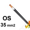 Przewód OnS 35 mm2 (100/100V) spawalniczy gumowy (krążki 100m) G-012851 TELEFONIKA