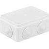 Puszka n/t hermetyczna 120x80x50 6 dławików IP65 biała S-BOX 206B