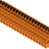Socket header, 21 pole, pitch 5.08 mm, angled, orange, 1477230000