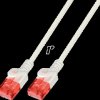 1700HF-0,15M Patch cable Cat.6, U/UTP, Slim, white, 0.15 m