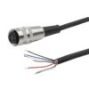 Kabel Połączeniowy 2 M, Gniazdo M16 5-Stykowe Proste, Wolny Koniec Kabla,...