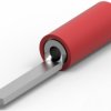 Insulated crimp wire pins, 0.26-1.65 mm², AWG 22 to 16, 2.38 mm, red, 150730
