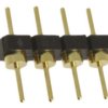 Złącze szpilkowe 4-pinowe raster: 2.54mm -rzędowe Samtec Przewlekany 1.0A