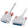 LINDY 30293 Series Cable 9-pin D Female to 25-pin D Male 2m Grey