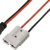 Podłączenie akumulatora 50A do kabla XT60 0,5M TC-13619308 czarny, czerwony TRU COMPONENTS Zawartość: 1 szt.