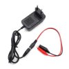 Ładowarka akumulatorów Li-ion 12,6V/2A wt. 5,5/2,1 (+) oraz adapter z krokodylkami / 44098