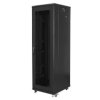 Szafa instalacyjna stojąca 19 42U 600x800 czarna /drzwi perforowane/ LANBERG /do zmontowania/