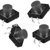 Tact Switch 12x12mm h= 6mm 5szt