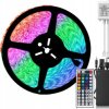 All-in-One | 5m (16.4ft) Set of RGB 5050 LED Strip + 44 key Remote Control + Power Supply