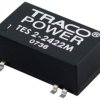 DC converter, 21.6-26.4 VDC, 2 W, 1 output, 15 VDC, 66 % efficiency, TES 2-2413M