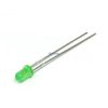 dioda LED 3mm zielona (568nm) matowa 500mcd 10szt