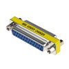 Adapter D-sub z typu D-Sub z 25 stykami na rodzaj Żeński z rodzaju Żeński na typ D-Sub z 25 stykami