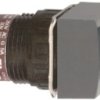 Toggle switch, unlit, latching, 2 Form C (NO/NC), waistband square, black, front ring black, 2 x 90°, mounting Ø 16 mm, XB6ECD22