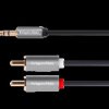 10m 3.5 Jack Stereo - 2RCA Cable - Kruger&Matz Basic