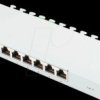 GC-N0111 Patchpanel, 8 Port, Cat.6, 0,5 HE