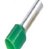 Końcówka tulejkowa izolowana 0.34mm² długość 6mm Zielony średnica 0.8mm Izolowane RS PRO