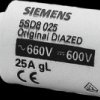 DIAZED fuse DIII/E33, 25 A, gG, 600 V (DC), 5SD8025