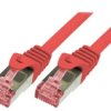 Cq2094s Patch Cord S/Ftp 6 Linka Cu Lszh Czerwony 10M 27Awg