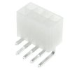 Wtyk ATX 8-stykowy męski kątowy do montażu na PCB, raster 4,20 mm, biały, KWM4505-08R