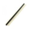 Listwa goldpin czarna 2.54mm 1x40 pin (2 sztuk)