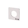 Eaton 266906 FS-ALU980-P3 faceplate 1pc aluminium finish