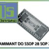 Laminate for sop28 adapter to dip 28, ssop 28 to dip 28 c