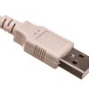 Kabel połączeniowy USB 2.0 Typ USB A/USB B, M/M beżowy 1,8m AK-300102-018-E