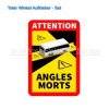 Toter Winkel Aufkleber Set - Angles Morts