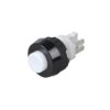 Podświetlany łącznik przyciskowy Chwilowy 1 NO średnica wycięcia 15.2mm Przewlekany RAFI